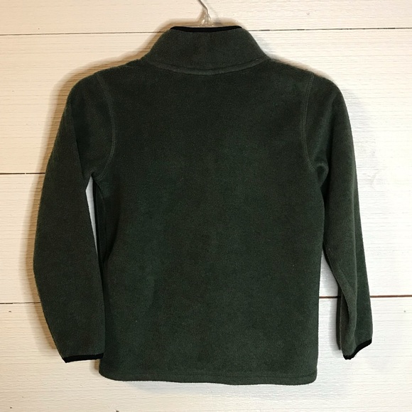 Young boys Carter green fleece zipper coat - Picture 4 of 7